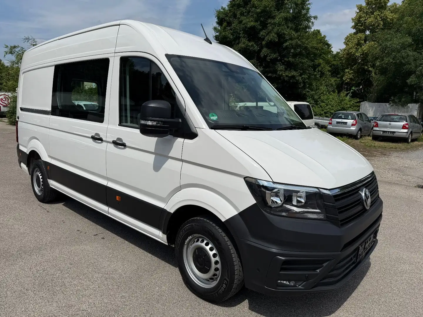 Volkswagen Crafter Kasten 35 mittellang Hochdach FWD + DSG Weiß - 1