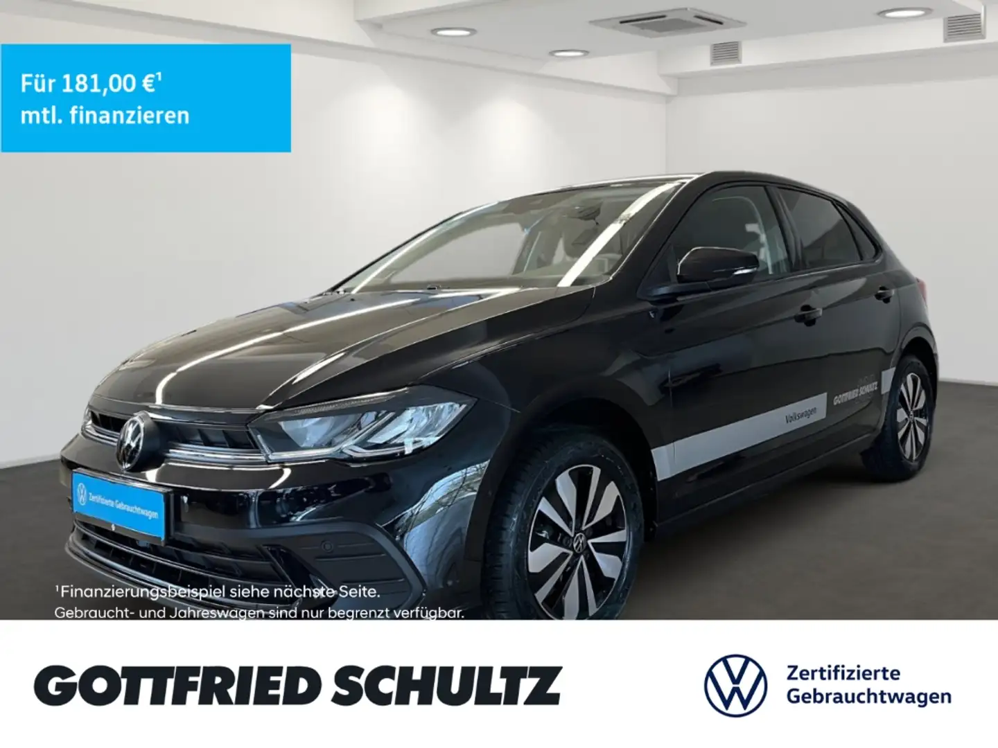 Volkswagen Polo 1.0 l TSI DSG Goal Navi ACC Leichtmetallräder Schwarz - 1