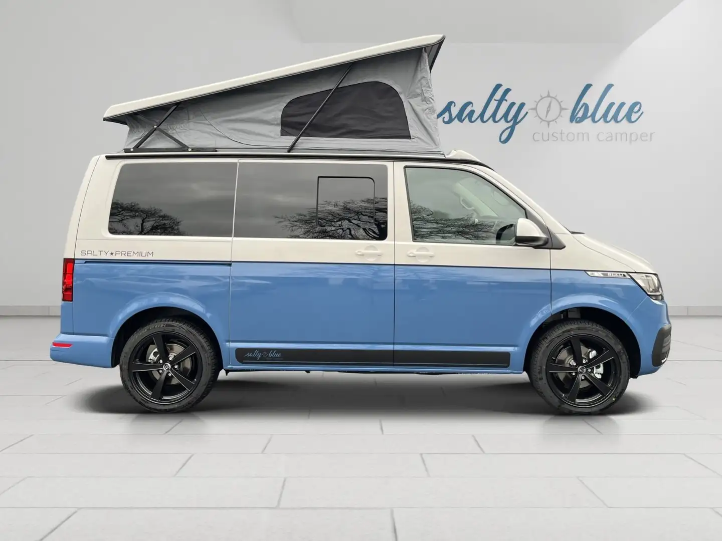 Volkswagen T6.1 DSG LED Salty Blue Premium Neuwagen, Dach Grau - 1