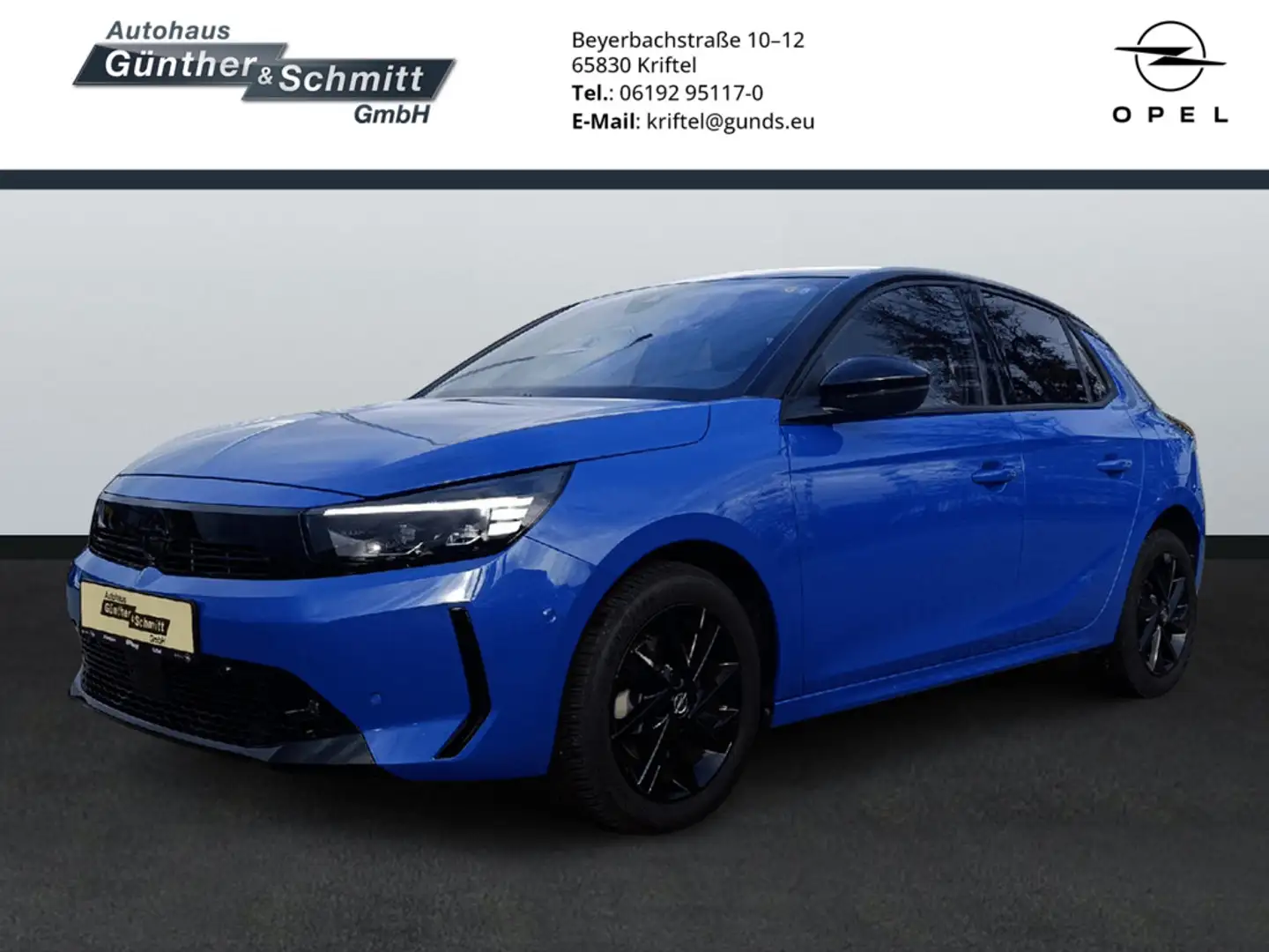 Opel Corsa F 1.2 GS PDC SITZHEIZUNG NAVI Bleu - 1