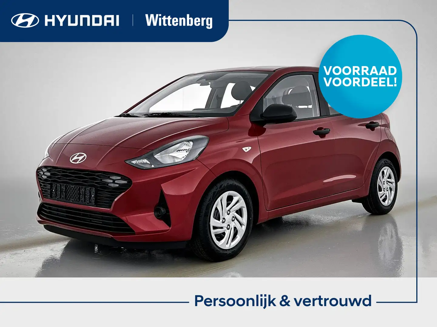 Hyundai i10 1.0 Comfort | Nieuw, snel leverbaar | € 1.350,- VO Rood - 1