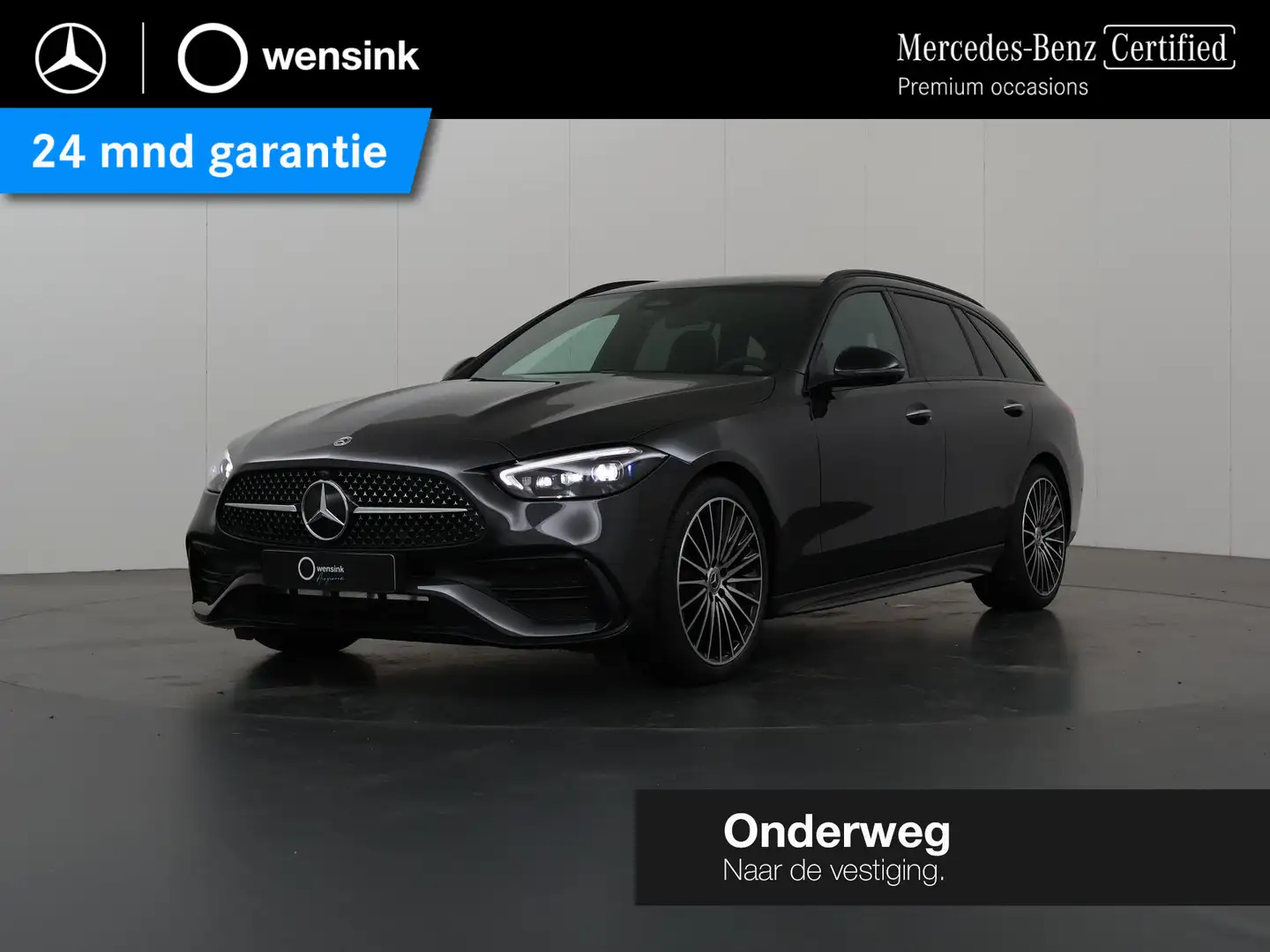 Mercedes-Benz C 180 Estate Business Solution AMG | Panoramadak | 19-In Gris - 1