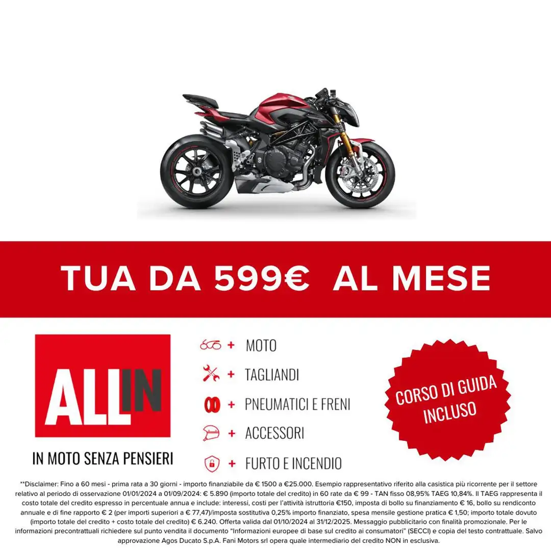 MV Agusta Brutale BRUTALE 1000 RR Czerwony - 2