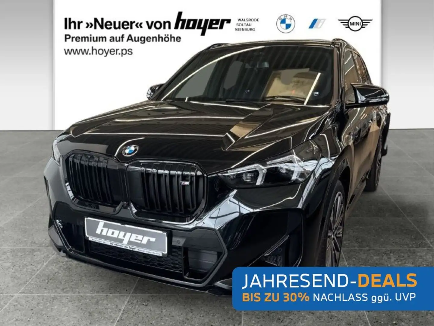 BMW X1 M35i xDrive M Sportpaket Pro AHK HUD LED DAB Zwart - 1