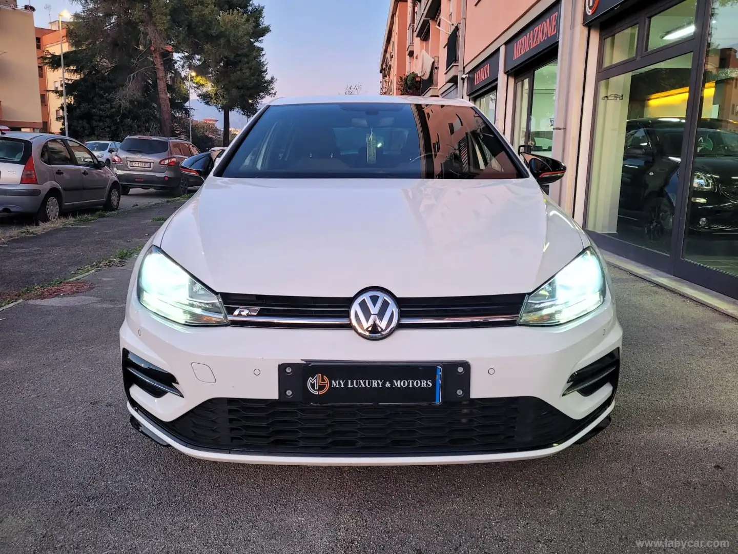 Volkswagen Golf 1.6 TDI 115CV DSG RLINE 89.000KM*EURO6B*ITALIANA Weiß - 2