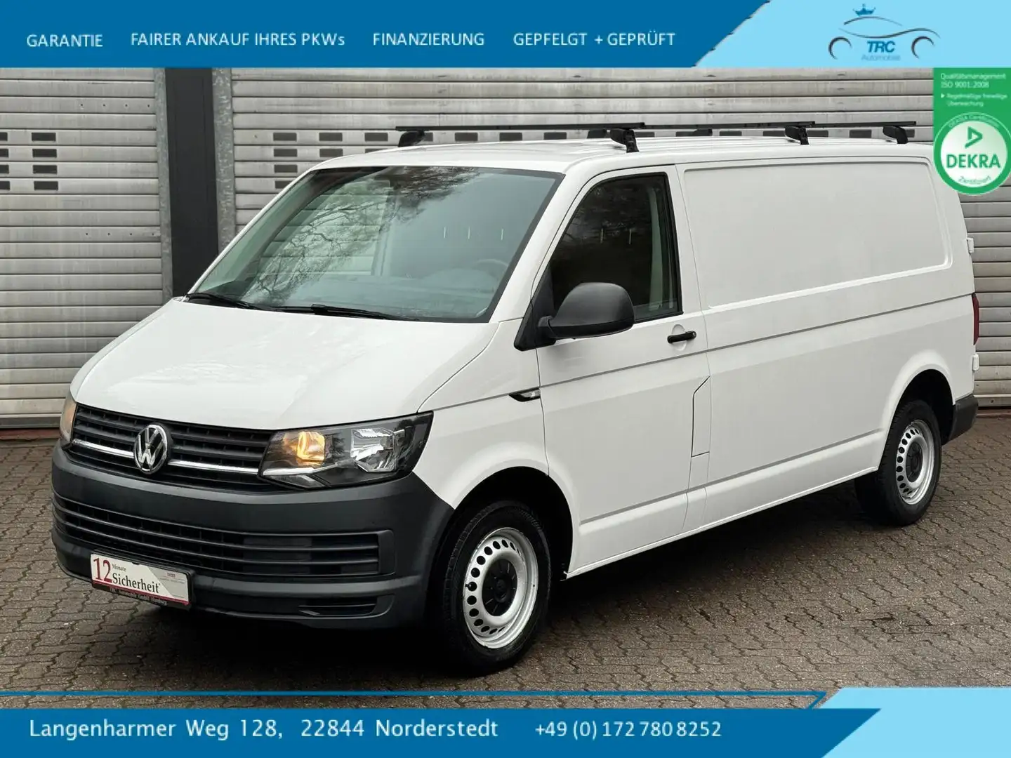 Volkswagen T6 Transporter Kasten-Kombi Kasten lang Weiß - 1