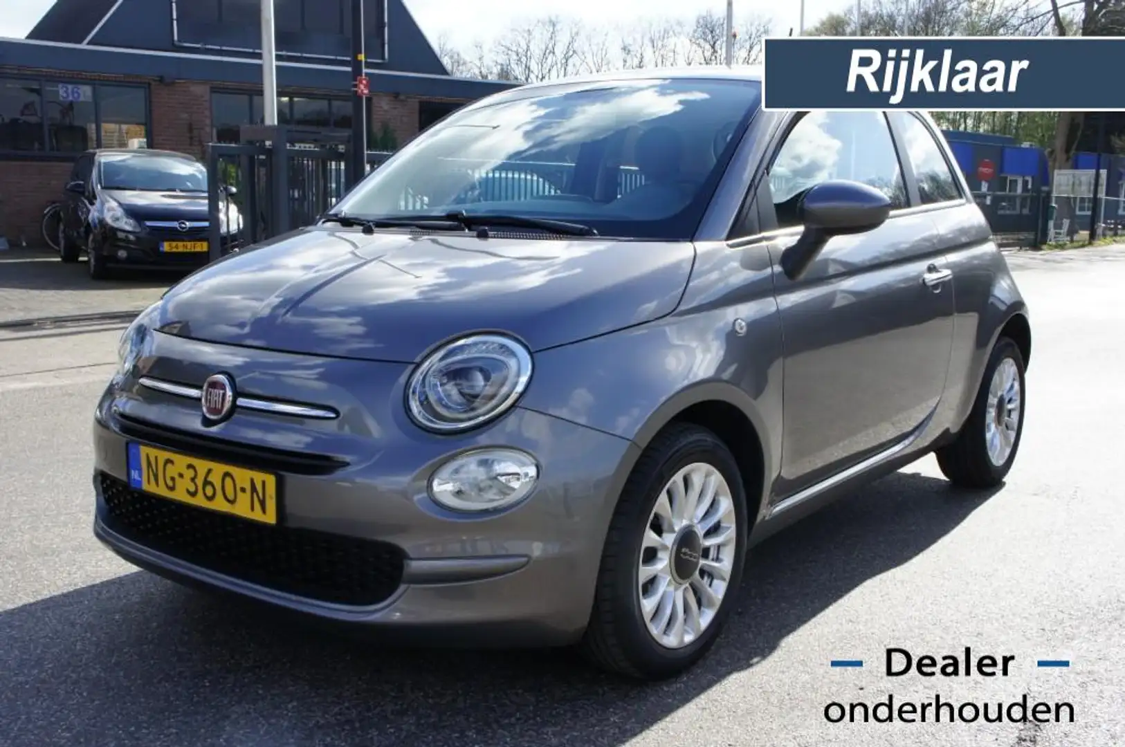 Fiat 500 0.9 TA T POPSTAR AIRCO/LMV PERFECTE STAAT Gris - 1