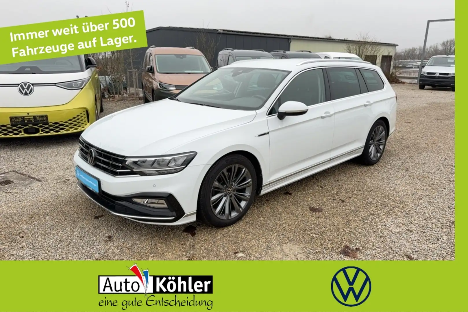 Volkswagen Passat Variant TDI R-Line Rückfahrkamera Weiß - 1