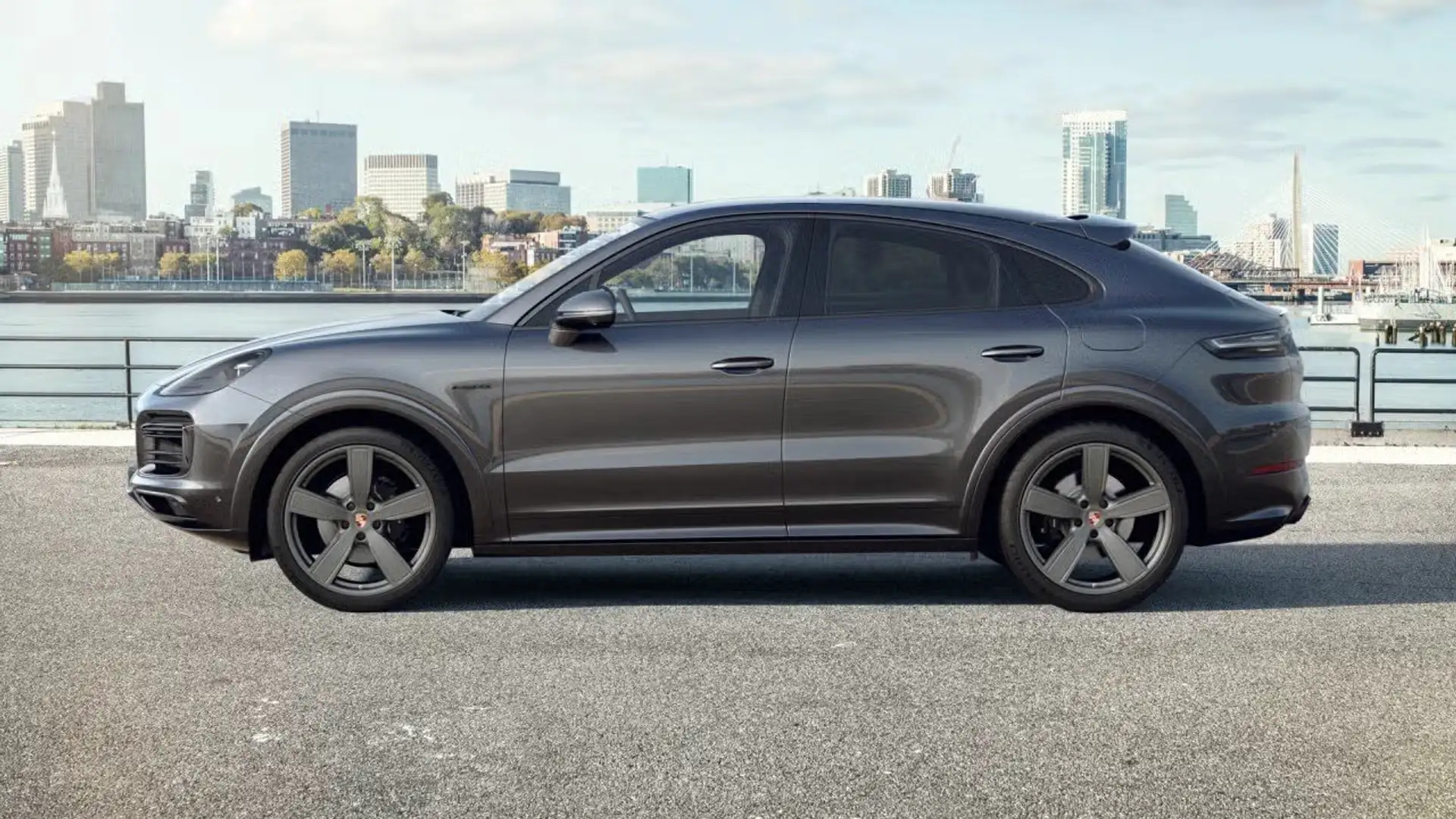Porsche Cayenne E-Hybrid Coupé Sport Design Paket Gris - 2