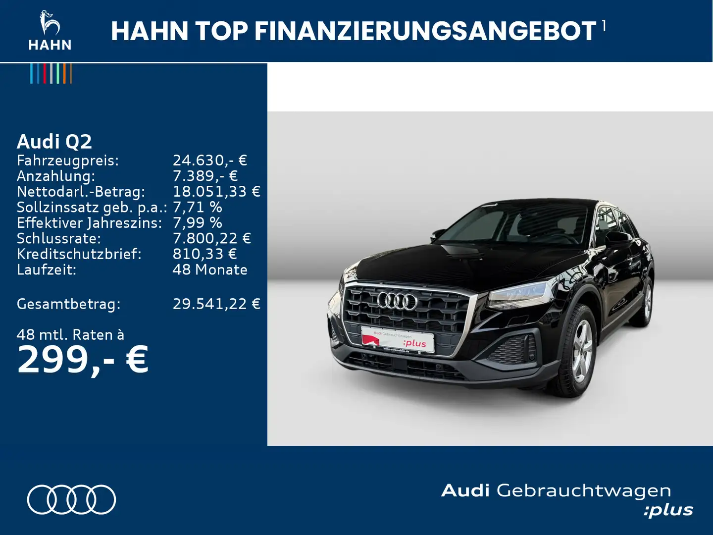 Audi Q2 35TFSI S-Trc CAM LED Sitzh GRA Schwarz - 2
