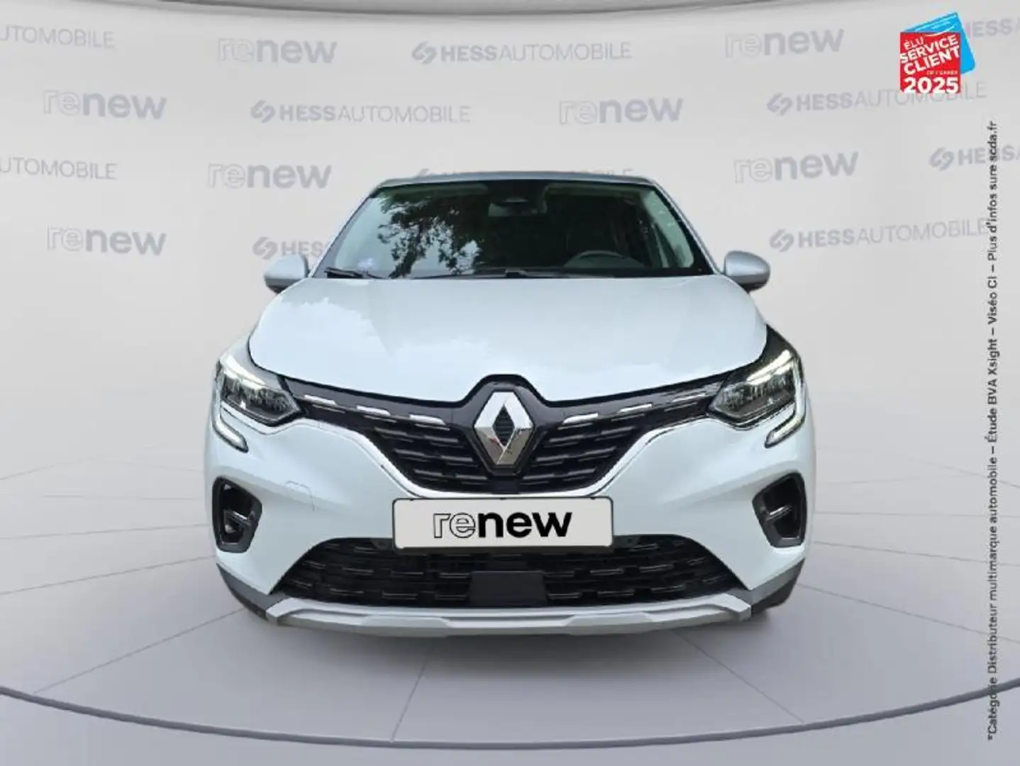 Renault Captur 1.6 E-Tech hybride 145ch Intens -21 Camera GPS Blanc - 2