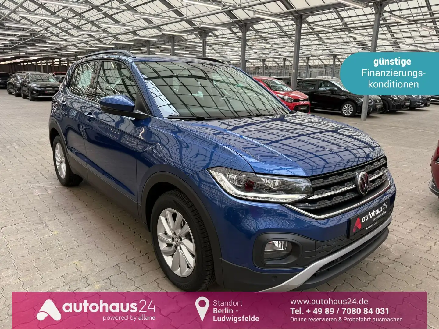 Volkswagen T-Cross 1.6 TDI Life  ACC|LED|Sitzhzg|PDC Bleu - 1
