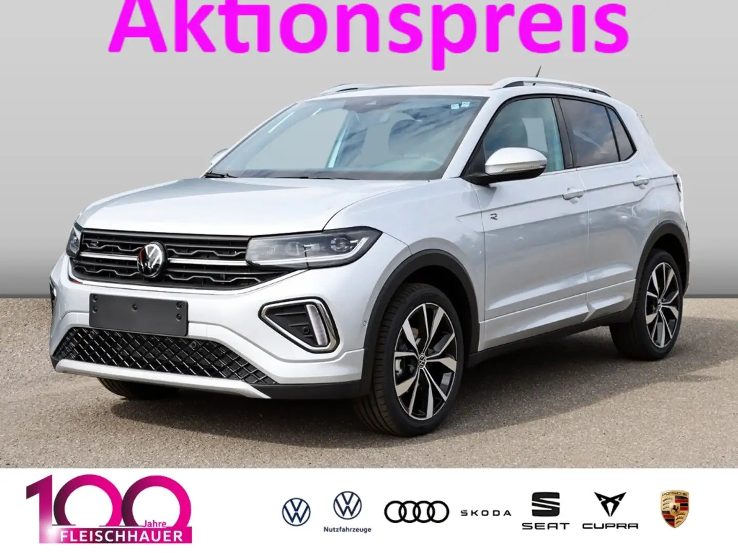 Volkswagen T-Cross R-Line 1.5 TSI DSG VK40.600,- EUR  SHZ PDCv+h ACC Gümüş rengi - 1