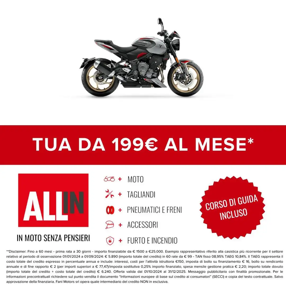 Triumph TRIDENT 800 Grigio - 2