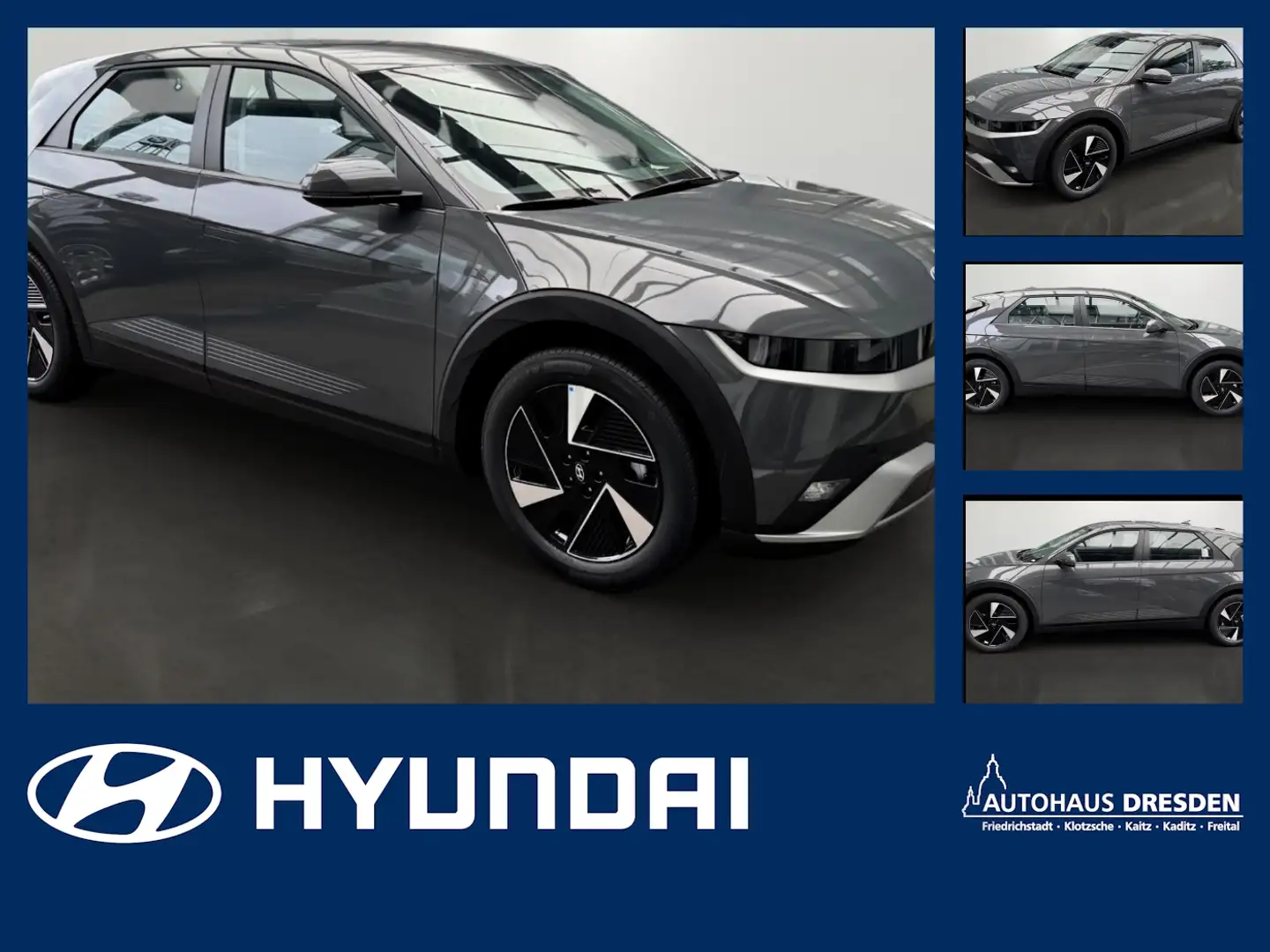 Hyundai IONIQ 5 Dynamiq Elektro *GEWERBEKRACHER* Grau - 1