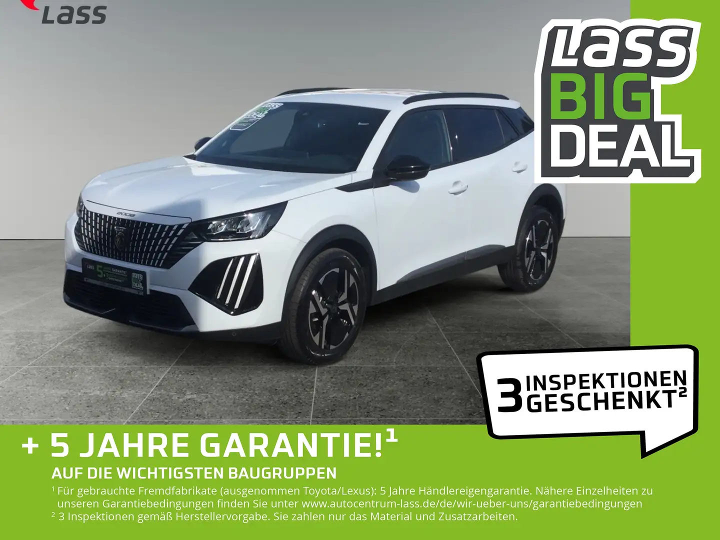 Peugeot 2008 1.2 PureTech 130 Allure +LED+Klimaautomatik+ Blanc - 1