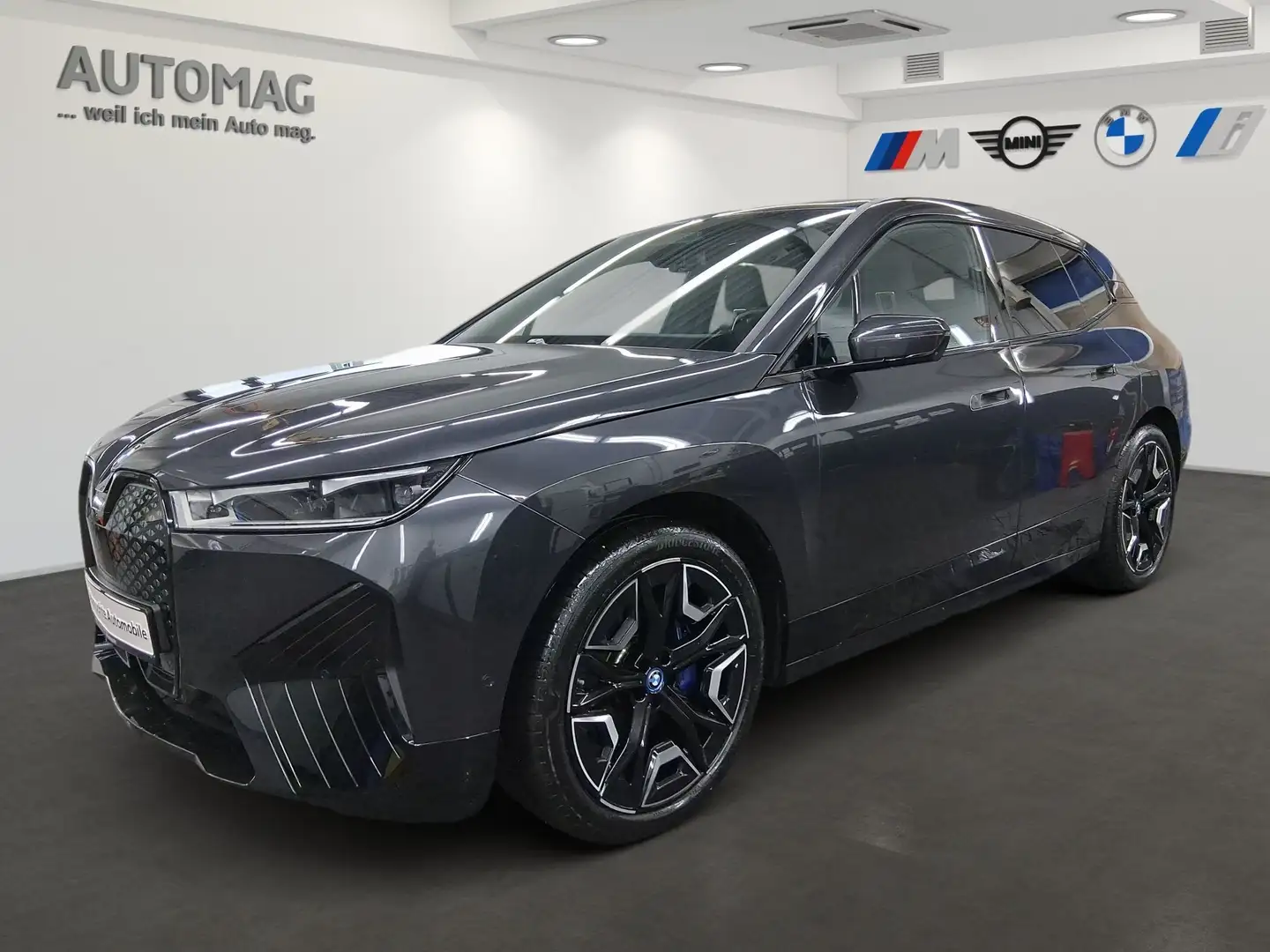 BMW iX xDrive40 Sportpaket*Sky Lounge*Laser*AKH*Soft Clos Grau - 1