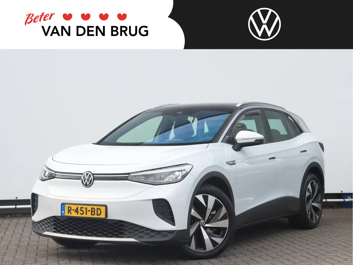 Volkswagen ID.4 Pro 77 kWh 204pk | LED | Navigatie | Climate contr Wit - 1