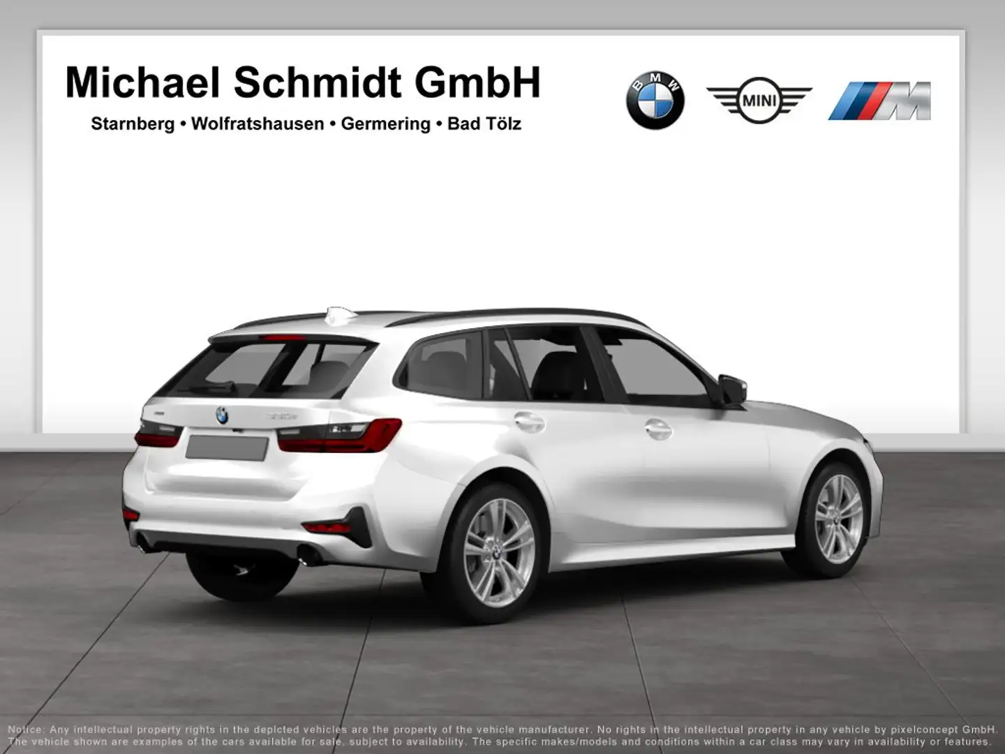 BMW 330 e xDrive Touring M Sportpaket HiFi DAB LED Weiß - 2