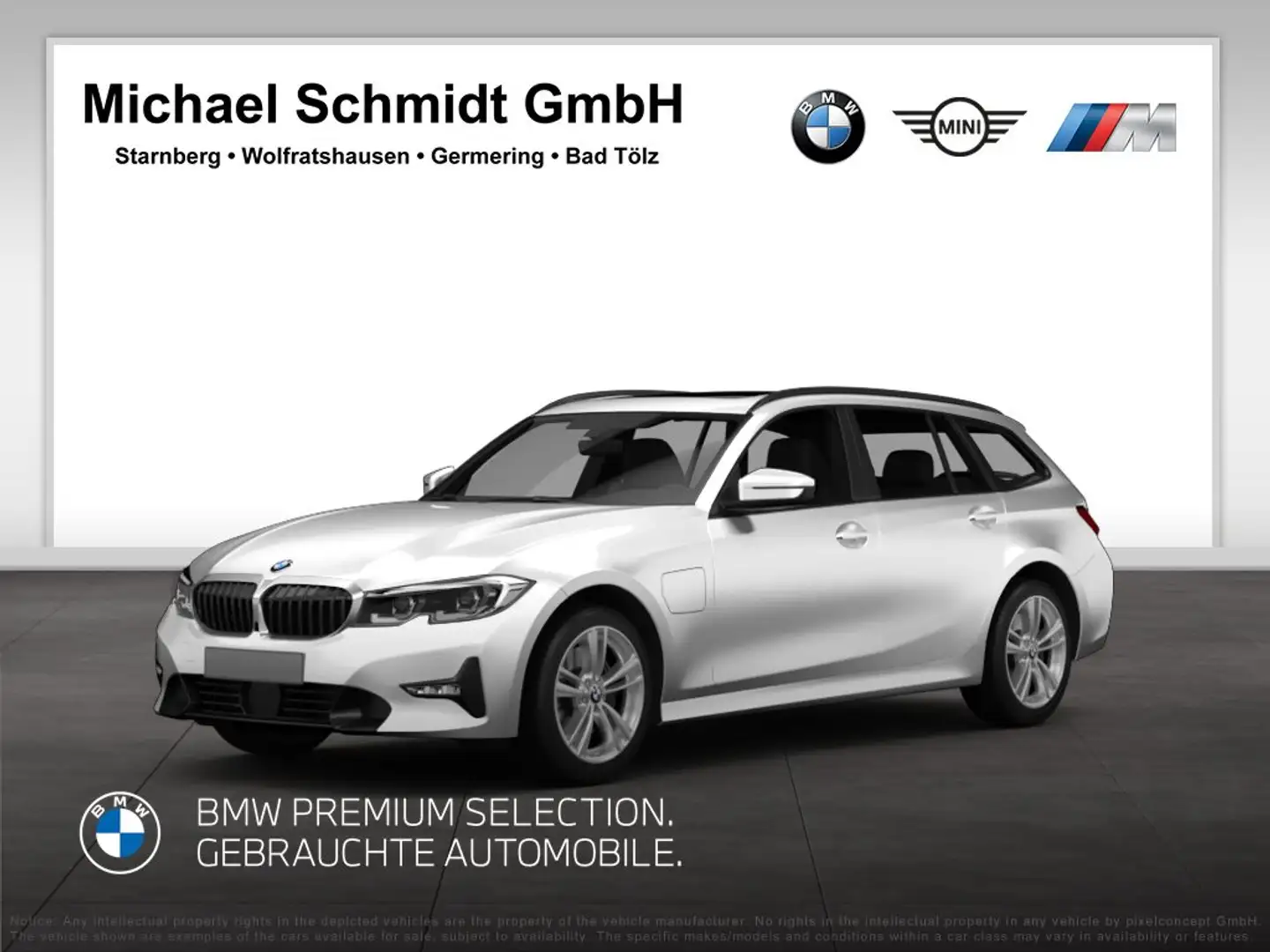 BMW 330 e xDrive Touring M Sportpaket HiFi DAB LED Weiß - 1