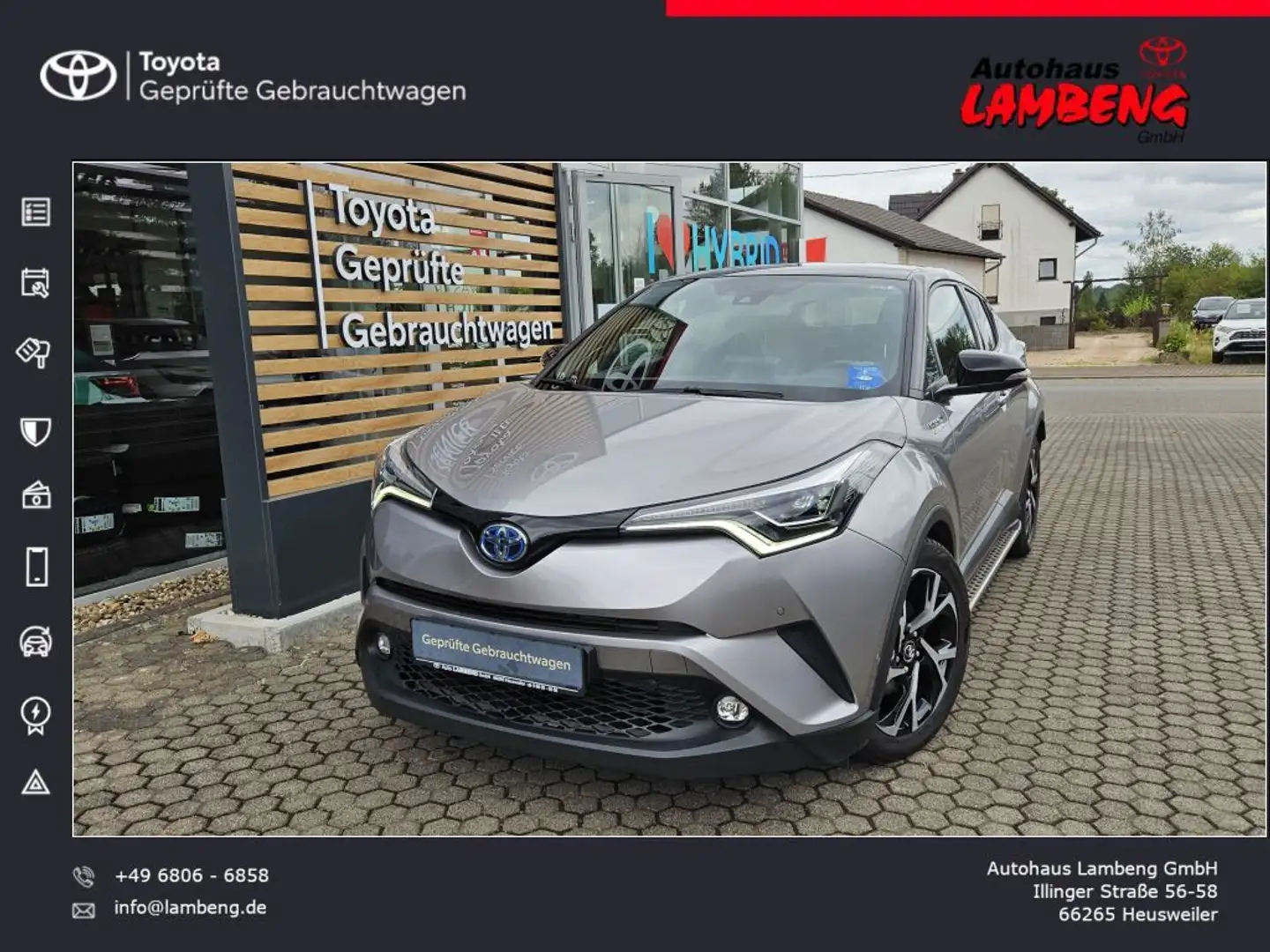 Toyota C-HR Hybrid Style Selection Grau - 1
