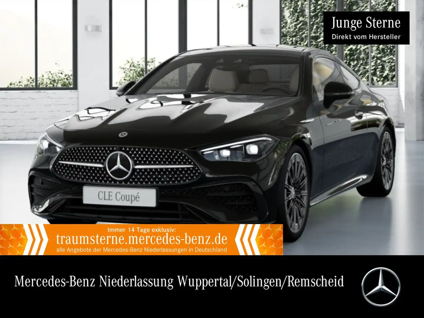 Mercedes-Benz CLE 450 4M AMG+NIGHT+PANO+360+AHK+STHZG+BURMESTER Schwarz - 1