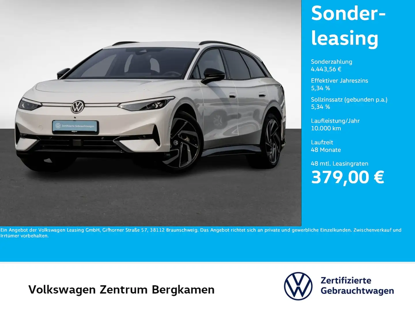 Volkswagen ID.7 Tourer PRO KAMERA AHK HEAD-UP MATRIXLED ACC Weiß - 1