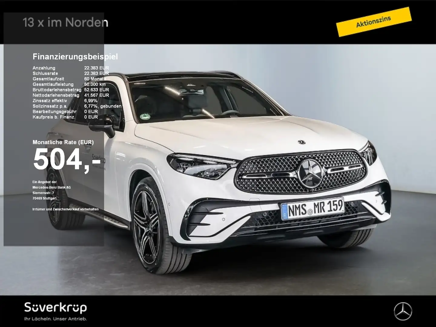 Mercedes-Benz GLC 200 d 4M Weiß - 1
