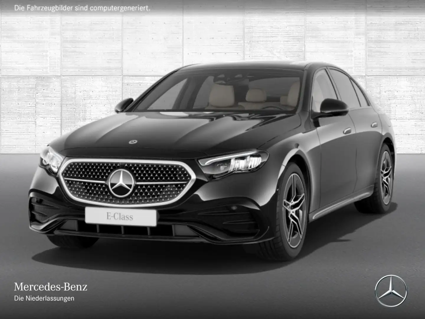 Mercedes-Benz E 300 e AMG Fahrass Pano Burmester Distr. HUD LED Noir - 2
