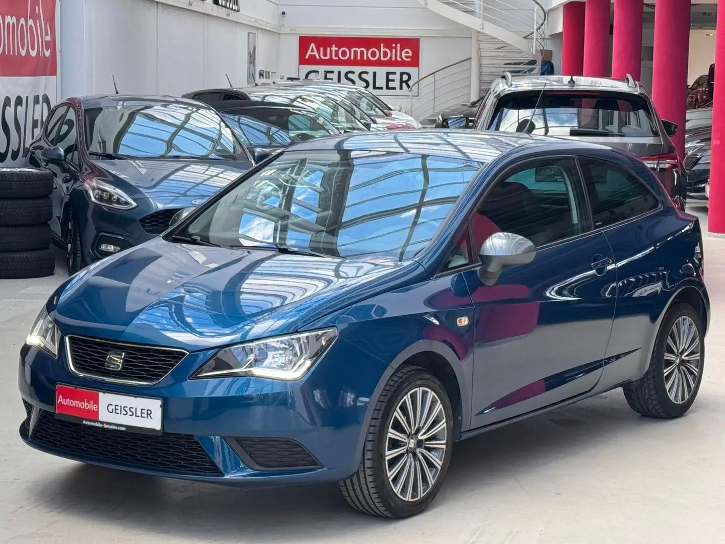 SEAT Ibiza SC Connect Teilleder+Alu+Sitzhzg Bleu - 1