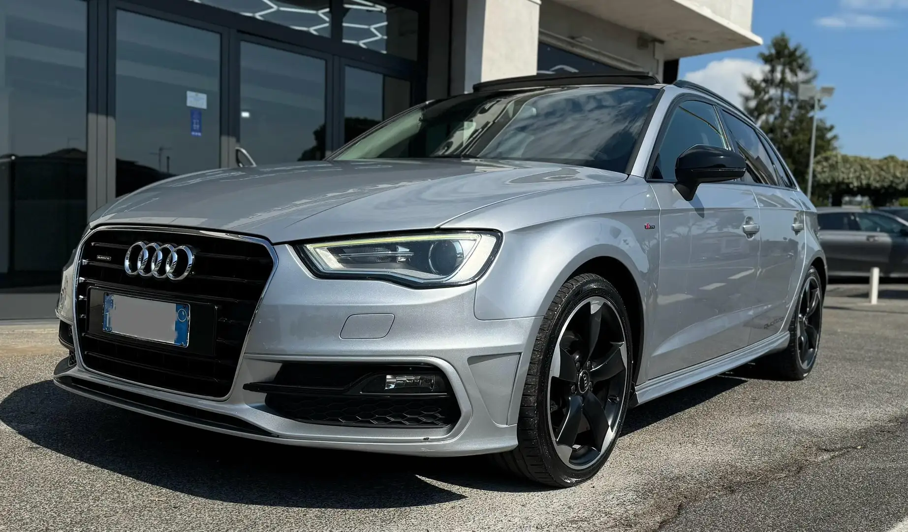 Audi A3 A3 S-Line sportback quattro 150cv tdi Grigio - 1