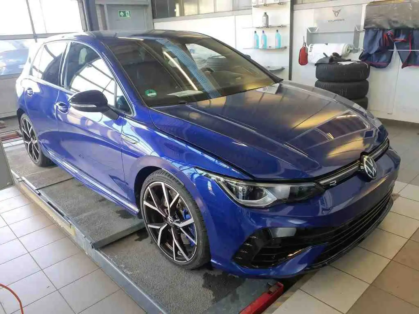 Volkswagen Golf "R" +R-PERFORMANCE+DRIFT+AKRAPOVIC+VMAX+DCC Blau - 2