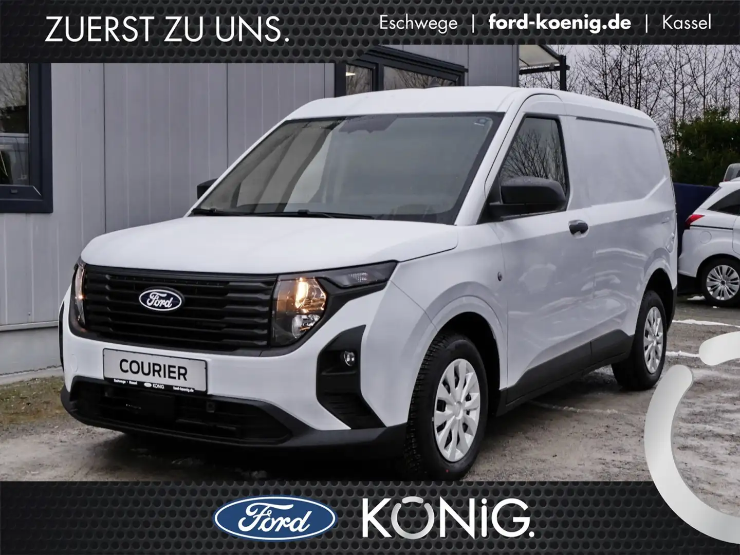 Ford Transit Courier Trend 1.5 EcoBlue Kamera+Tempo Klima Alb - 1