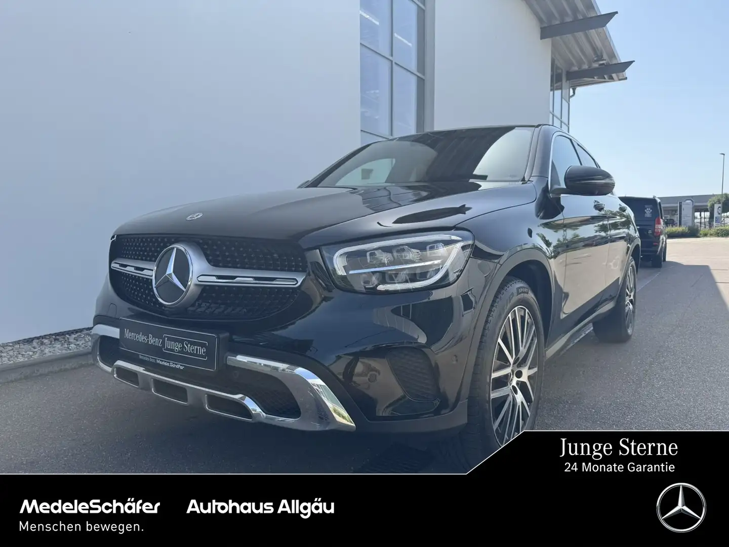 Mercedes-Benz GLC 300 GLC 300 4M Coupé Dist SHD Mem LED HUD Standh 360 Schwarz - 1