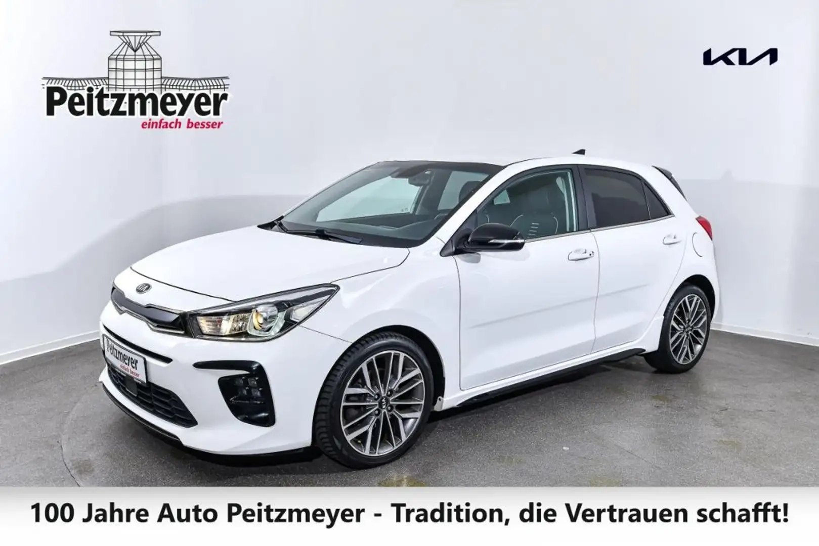 Kia Rio Rio 1.0 T-GDI Automatik GT Line Weiß - 1