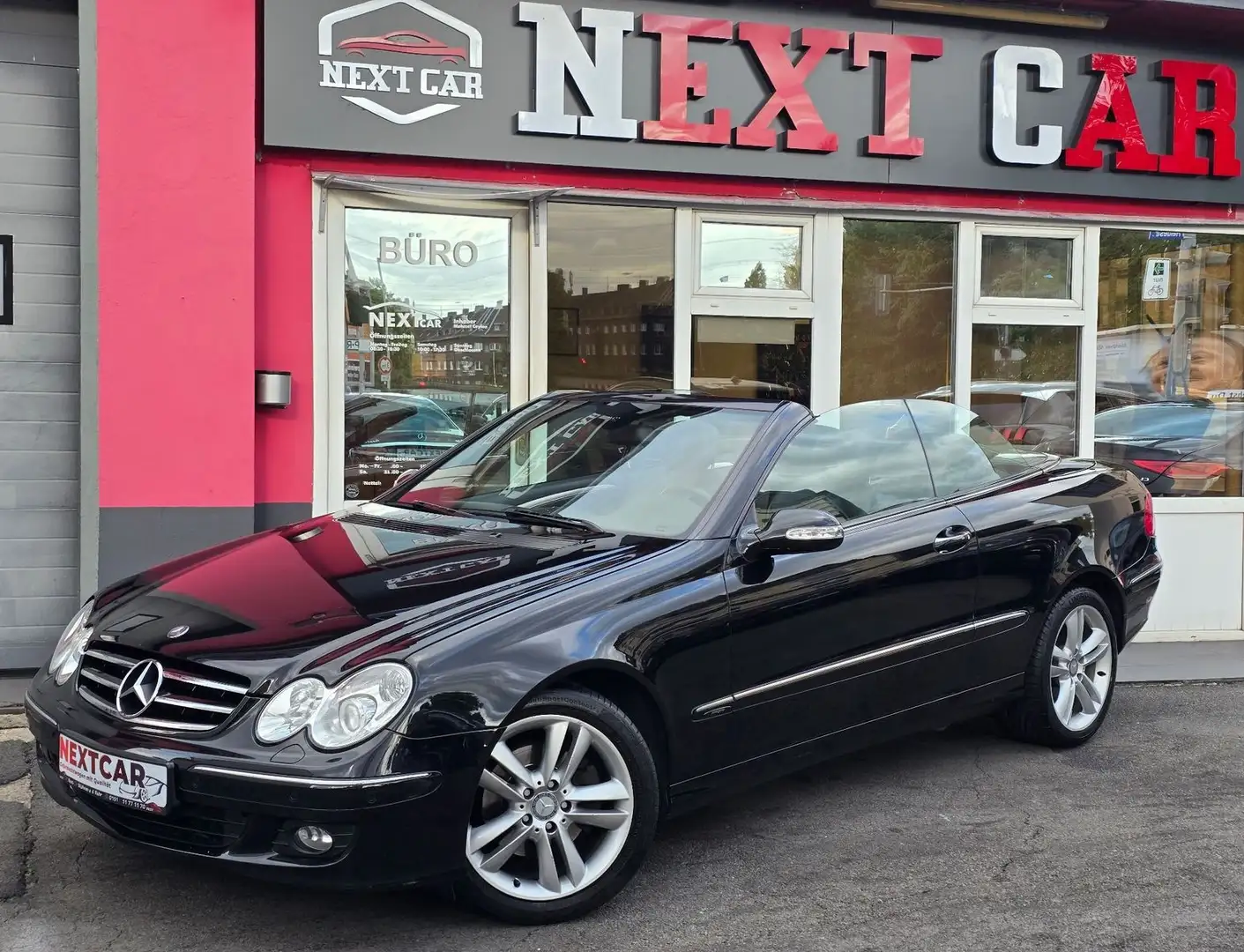 Mercedes-Benz CLK 200 K Avantgarde|Cabrio|Navi|SHZ Noir - 1