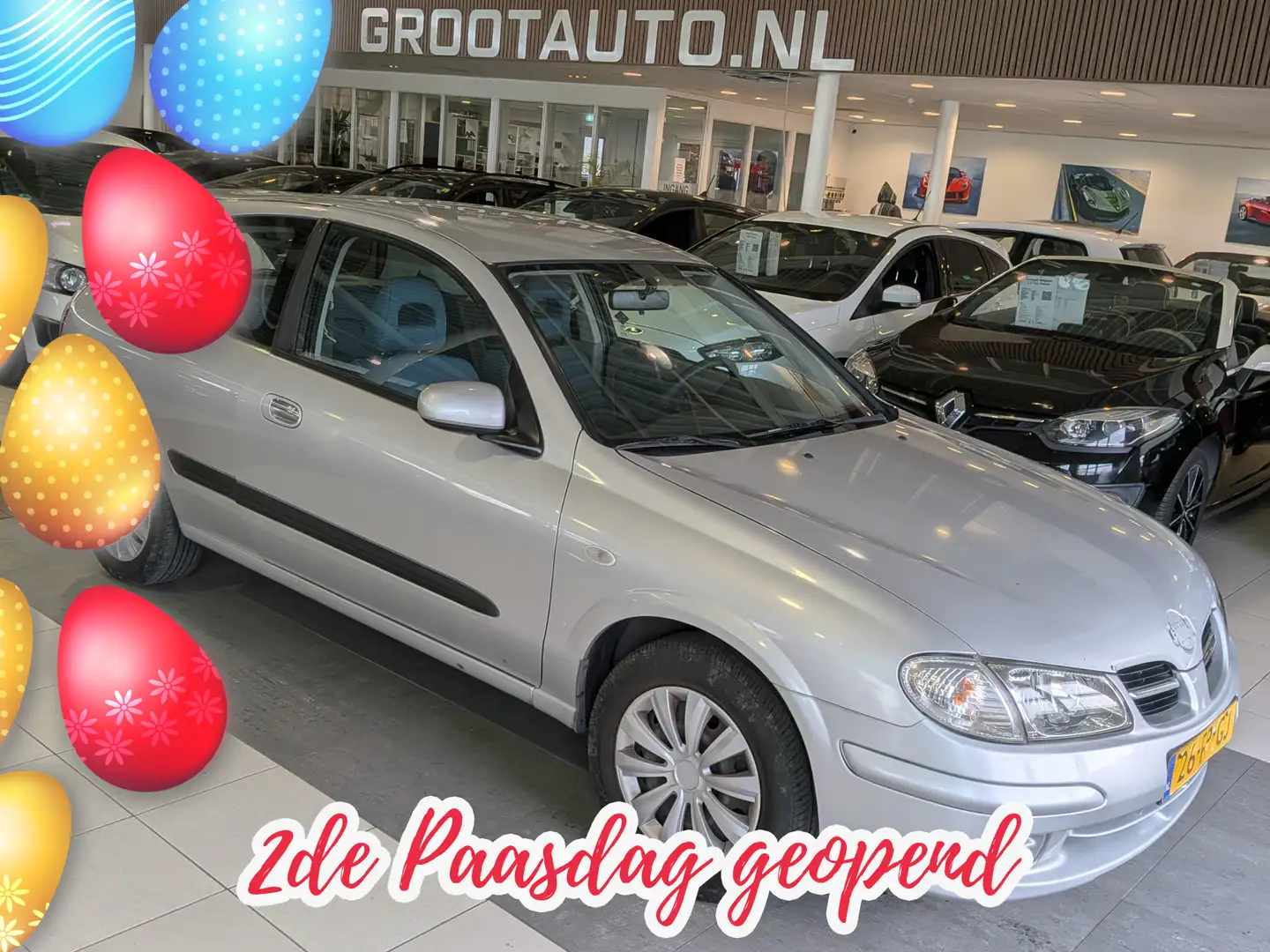 Nissan Almera 1.5 Luxury Airco, Trekhaak, Stuurbekrachtiging Gris - 1