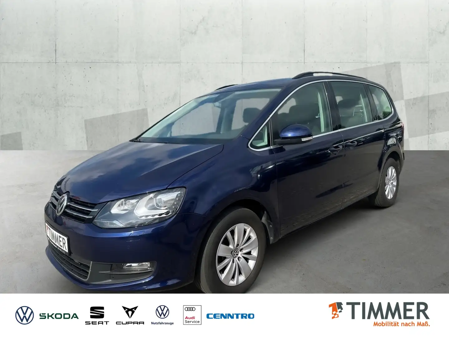 Volkswagen Sharan 2.0 TDI COMFORTLINE *RKAM *ACC *LED *NAVI * Azul - 1