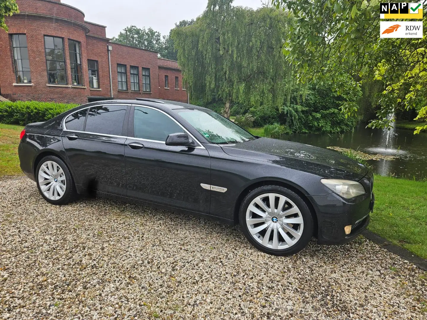 BMW 730 7-serie 730d Executive Airco Leer schuif kanteldak Negro - 1