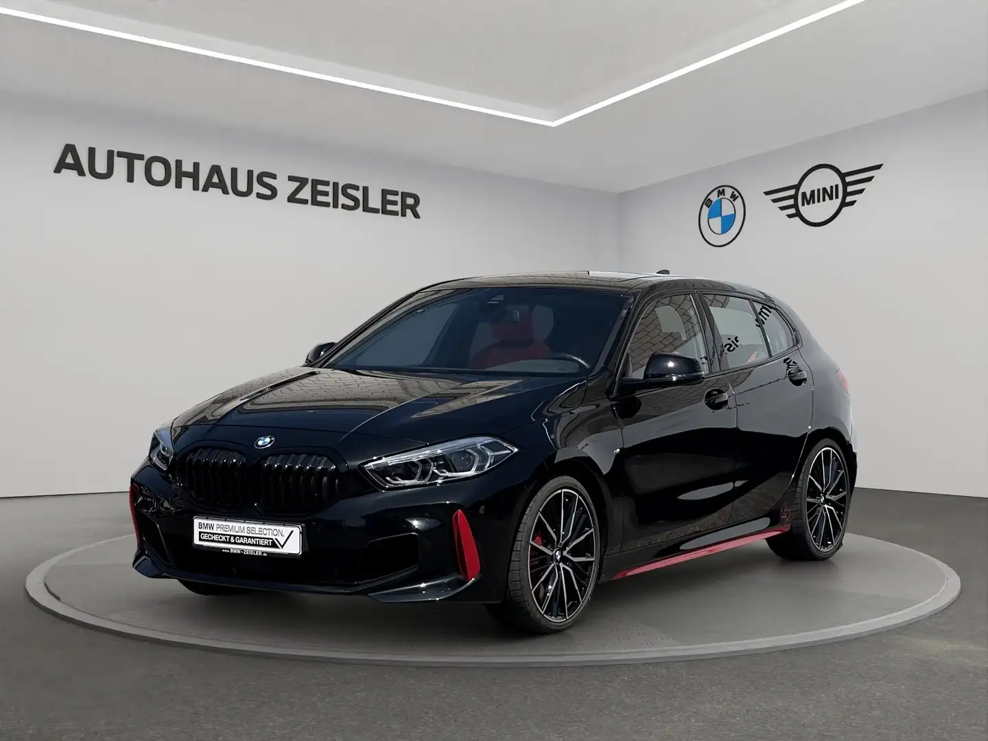 BMW 128 ti PanoDach Leder HarmanKardon Schwarz - 1