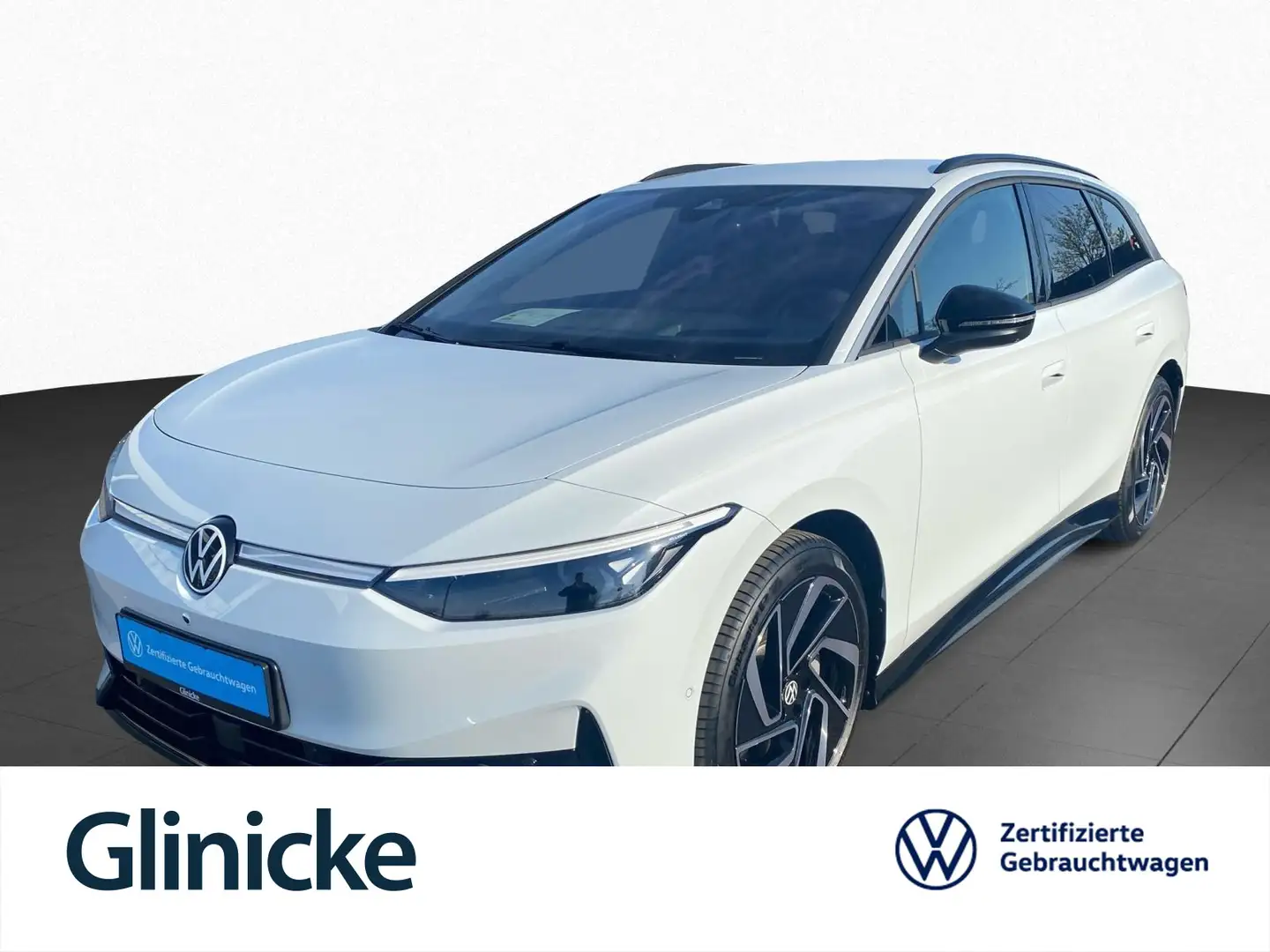 Volkswagen ID.7 Tourer Pro 210 kW Batterie 77kwh Navi AHK Weiß - 1