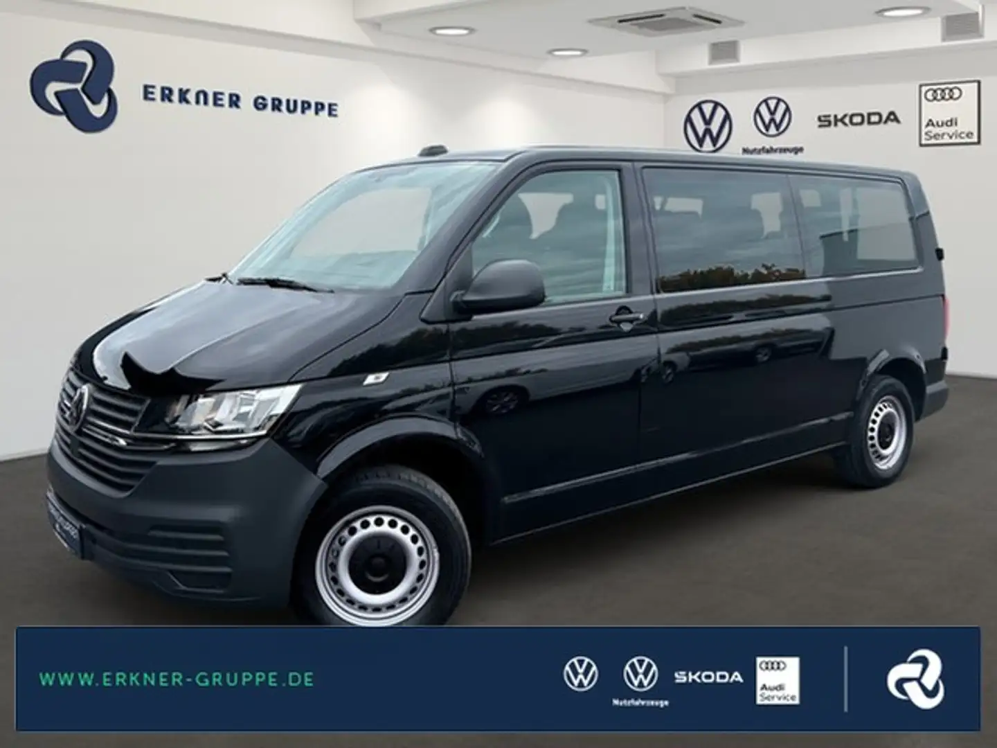 Volkswagen T6.1 Transporter Kombi 2.0TDI LR 9-SITZER NAVI+AHK+++ Schwarz - 1