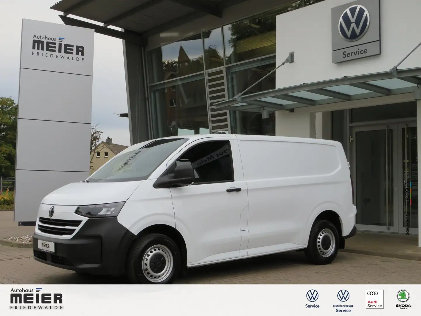 Volkswagen T7 Transporter Kasten AHK Vorber. LED Kamera Bílá - 1