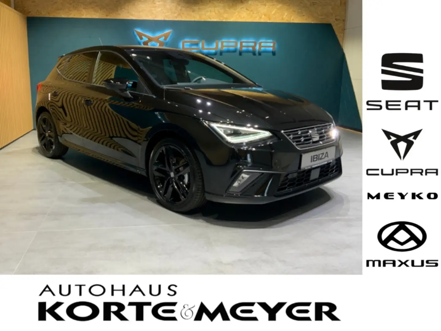 SEAT Ibiza FR Black Edition 1.0 TSI+Rückfahrkamera Schwarz - 1