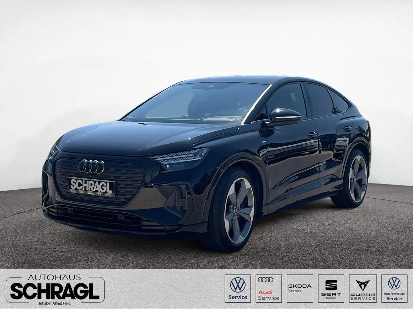 Audi Q4 e-tron Q4 e-tron Sportback 50 quattro+S-LINE+PANO+SONOS Schwarz - 1