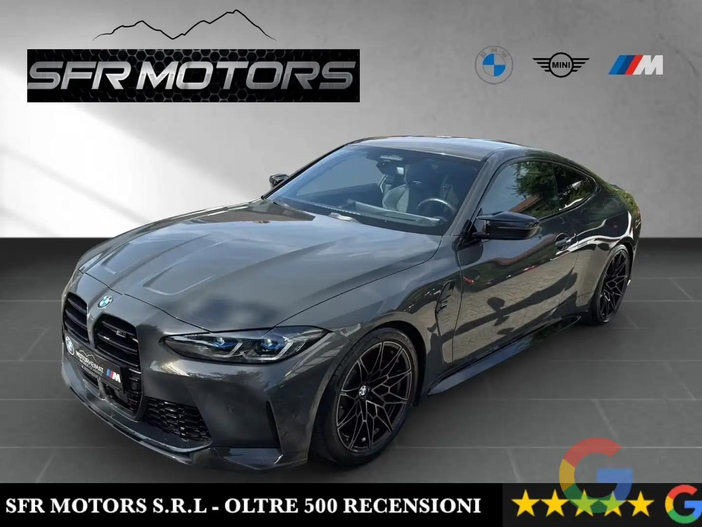 BMW M4 M4 Competition M xDrive *CARBON*LASER*360*IVA ESP Grigio - 1
