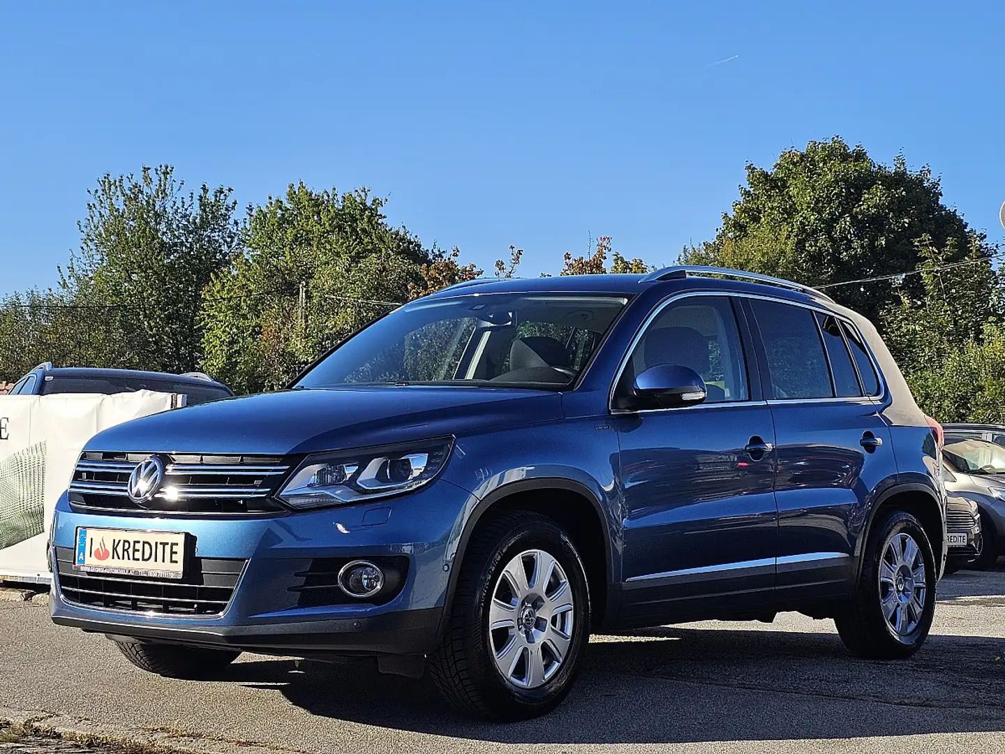 Volkswagen Tiguan 1,4 TSI Lounge 1-Hand Nur 87000 KM! Pickerl+Ser... Blau - 2