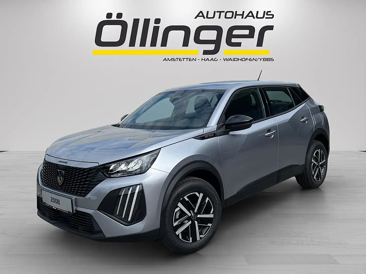 Peugeot 2008 PureTech 100 S&S Style 6-Gang-Manuell Grau - 1