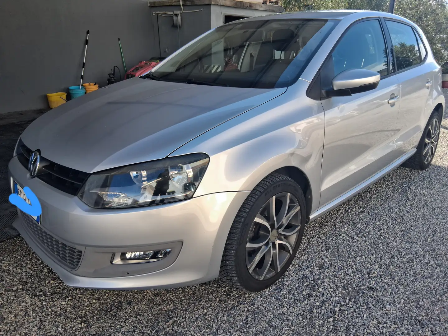 Volkswagen Polo Polo V 2009 3p 1.6 tdi Comfortline Grigio - 1