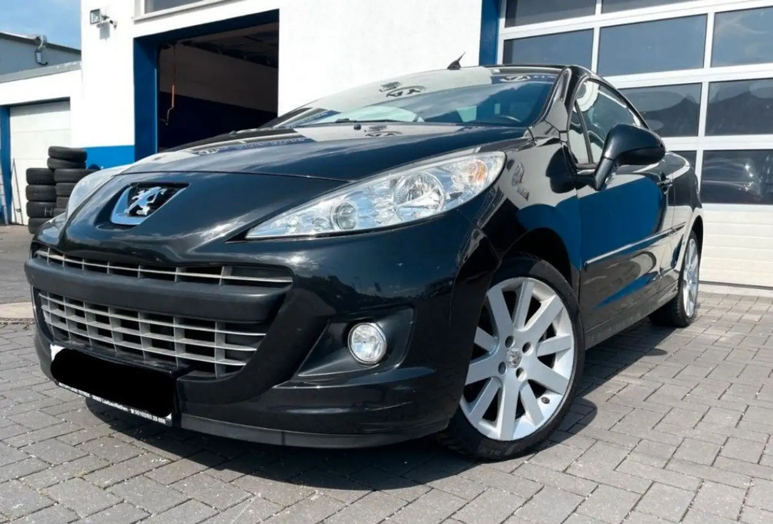 Peugeot 207 CC LEDER+TÜV+GARANTIE+PARKSENS+KLIMATRONIC Schwarz - 1